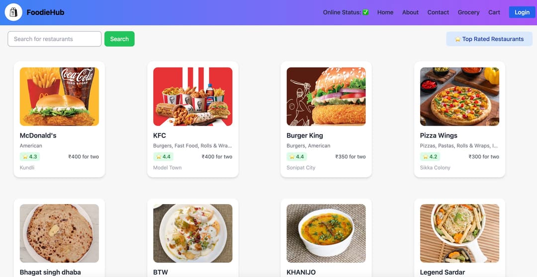 FoodieHub 🍔 screenshot